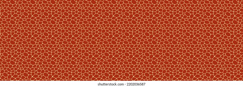 Brown geometric seamless pattern vector illustration. Irregular shapes like an animal print. repeated backdrop for textile,fabric and interior designs. line polygonal cells template background