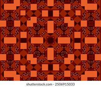 brown geometric squares pattern background