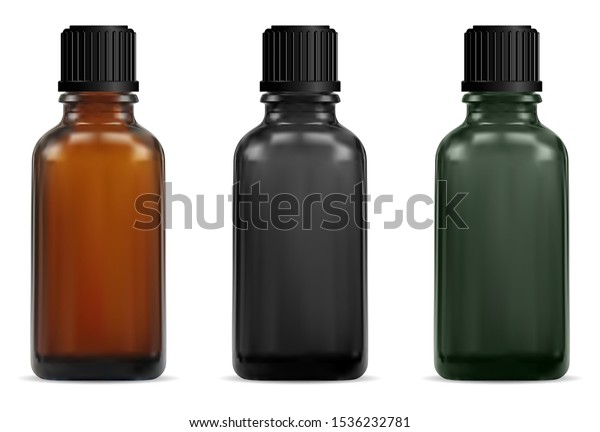 Download Brown Glass Medical Bottle Mockup Pharmacy Stock Vector Royalty Free 1536232781