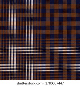 Brown Glen Plaid textured seamless pattern suitable for fashion textiles and graphics