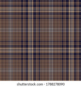 Brown Glen Plaid textured seamless pattern suitable for fashion textiles and graphics