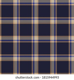Brown Glen Plaid textured seamless pattern suitable for fashion textiles and graphics