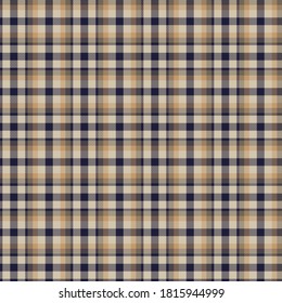 Brown Glen Plaid textured seamless pattern suitable for fashion textiles and graphics