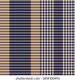 Brown Glen Plaid textured seamless pattern suitable for fashion textiles and graphics