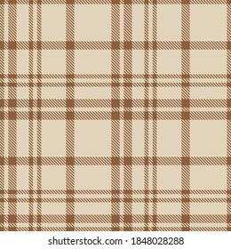 Brown Glen Plaid textured seamless pattern suitable for fashion textiles and graphics