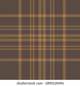 Brown Glen Plaid textured seamless pattern suitable for fashion textiles and graphics