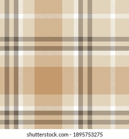Brown Glen Plaid textured seamless pattern suitable for fashion textiles and graphics