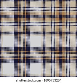 Brown Glen Plaid textured seamless pattern suitable for fashion textiles and graphics