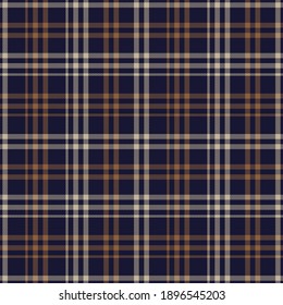 Brown Glen Plaid textured seamless pattern suitable for fashion textiles and graphics