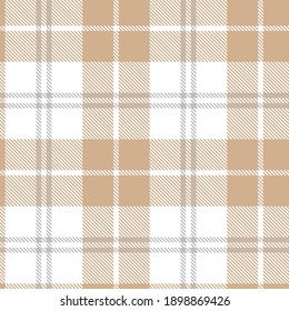 Brown Glen Plaid textured seamless pattern suitable for fashion textiles and graphics