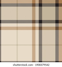 Brown Glen Plaid textured seamless pattern suitable for fashion textiles and graphics