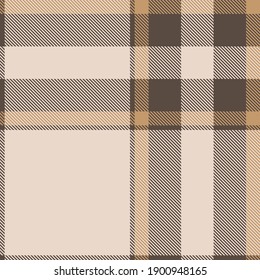 Brown Glen Plaid textured seamless pattern suitable for fashion textiles and graphics