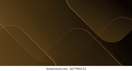 Brown and gold gradient abstract background with luxurious and elegant gold geometric design. Modern background concept for covers, brochures, banners, and cards. EPS. 3