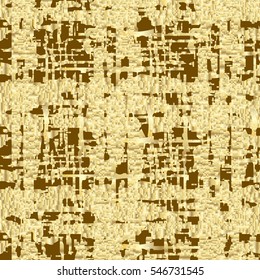 Brown gold grunge background. Abstract vector background