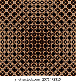 brown and gold vintage seamless floral tiles