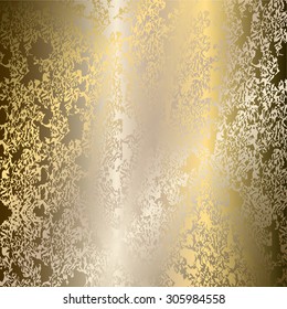 Brown golden abstract vector  background , with     grunge background texture for  design .