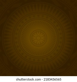 brown and golden gradient background with abstract flower ornament motif. elegant, creative and unique. suitable for background, texture, wallpaper, decor, brochure and poster