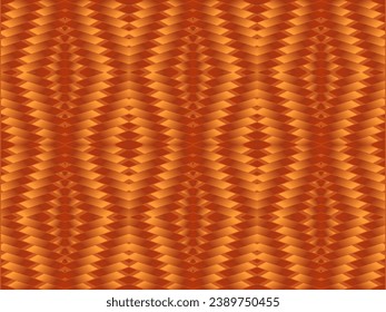 Brown gradient background with 3D style. Rectangular background with a combination of abstract patterns.
