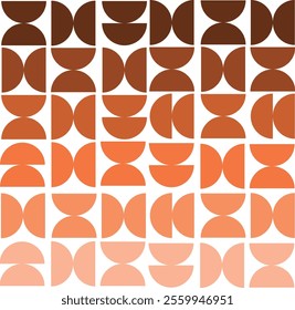 Brown Gradient Bauhaus Pattren, for print, design elemment, pattren 