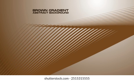 Brown gradient with curve line abstract background for backdrop or presentation
