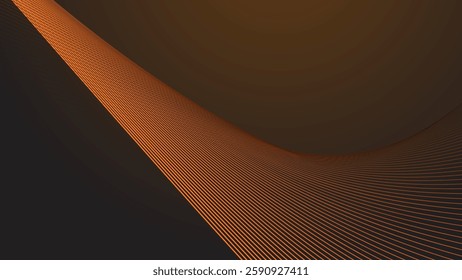 Brown gradient with curve line abstract background for backdrop