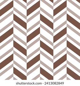 Brown gradient herringbone pattern. Herringbone vector pattern. Seamless geometric pattern for clothing, wrapping paper, backdrop, background, gift card.