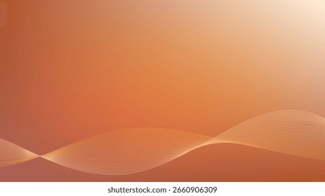 Braunes Farbverlauf-Mesh mit vermischten gewellten Linien abstrakter Hintergrund schön für Tapete oder Banner