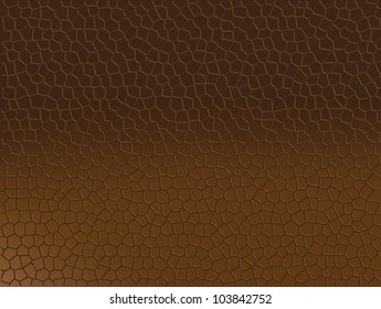 Brown gradient snake skin like as texture and background.