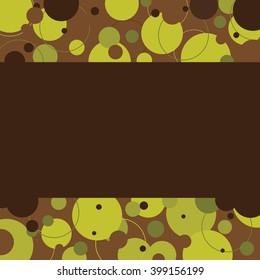 Brown Graphic Background With Space