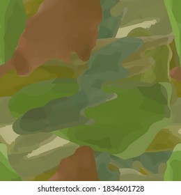 Brown, green, blue and gray spots vector pattern, suitable for walpaper, paper, fabric
