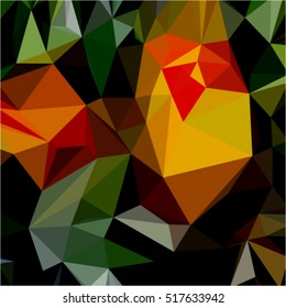 Brown Grey Green background geometric polygonal mosaic, vector illustration, abstract texture triangle