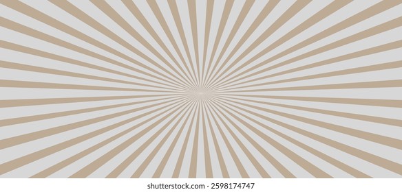 Brown and grey sunburst background	
