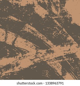 Brown grunge background. The texture of the brush