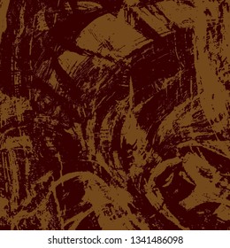 Brown grunge background. The texture of the brush