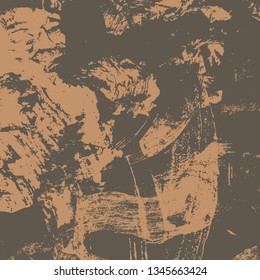 Brown grunge background. The texture of the brush