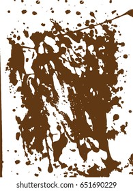 brown grunge illustration