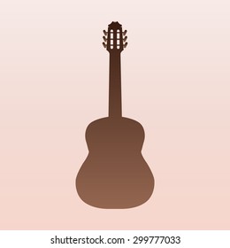 Brown Guitar icon