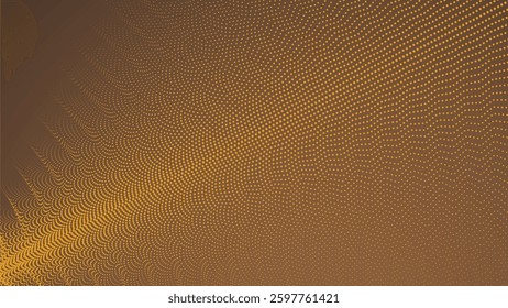 Brown halftone with dot pattern abstract background for backdrop or presentation