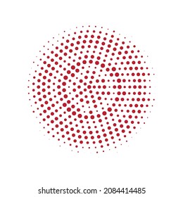 Brown Halftone Set. Vector Modern. Abstract Dots. Texture Dots. Dot Gradation. Circle Retro. Gradient Backdrop. Round Logo. Effect Background.