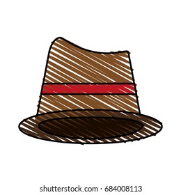 brown hat cartoon 