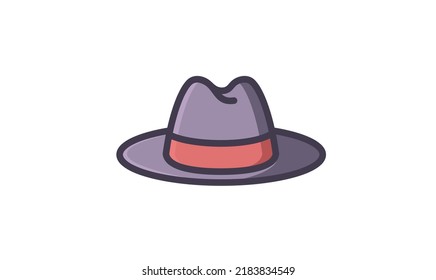 Diseño de vector de sombreros marrones para su proyecto