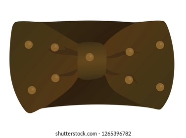 Brown headband. vector illustration