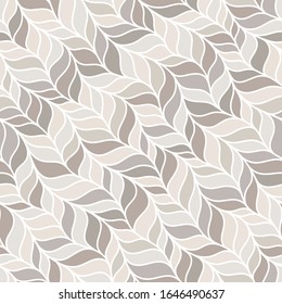 Brown heather marl tweed knit texture background. Blanket stitch seamless pattern. Homespun faux woolen fabric structure textile. Yarn melange all over print.