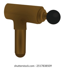 Marrom em casa massager. vetor