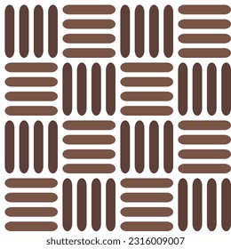 Brown horizontal and vertical line pattern. Horizontal and vertical line pattern background. line pattern background. line background. Seamless pattern. for backdrop, decoration, Gift wrapping