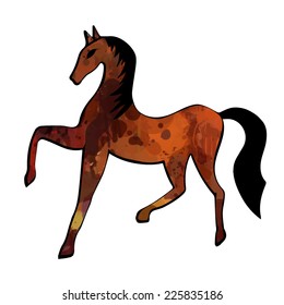 Brown horse
