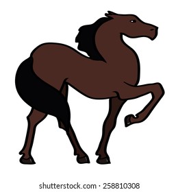 brown horse