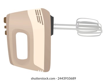 Marrón   máquina de mezclar del hogar. vector