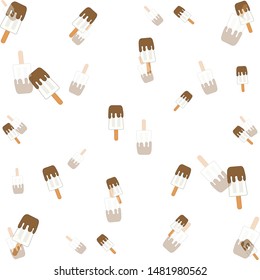 Brown ice cream background Brown ice cream background