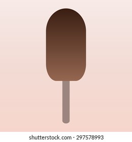 Brown Ice cream icons 